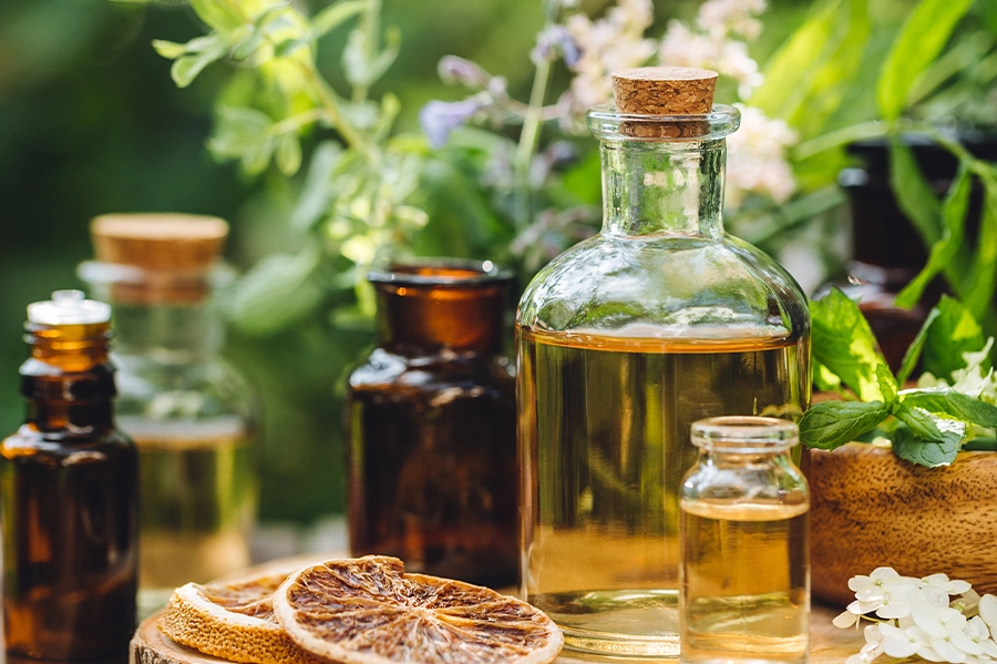 Bulk natural oils for food production and cosmetic formulations.